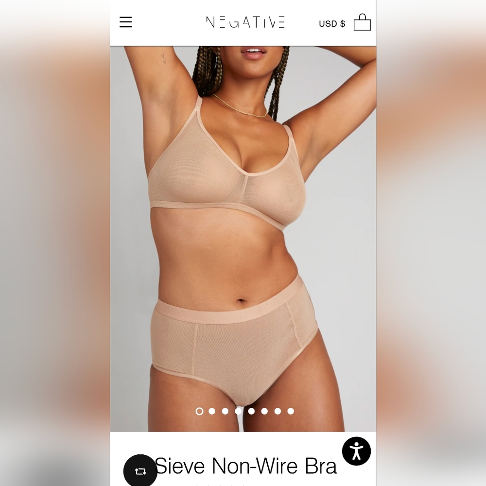 Negative - Sieve Non-Wire Bra
